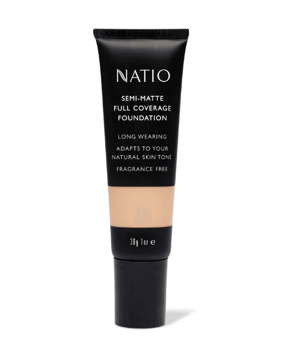 NATIO SEMI-MATTE FULL COVERAGE FOUNDATION CHAI