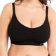 Full Bust Wireless Bra Black Small