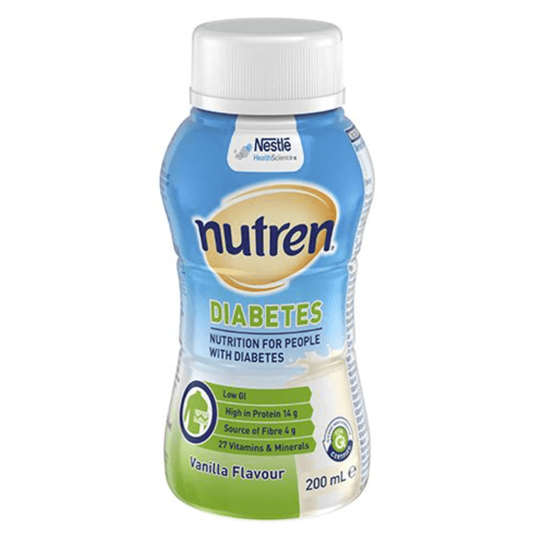 Nutren Diabetes Vanilla Bottle 200ML 4PK