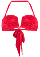 Duskii Cerise Deep V Bandeau Cherry
