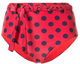 Duskii Cerise Belted High Waist Bottom Cherry & Indigo Spot
