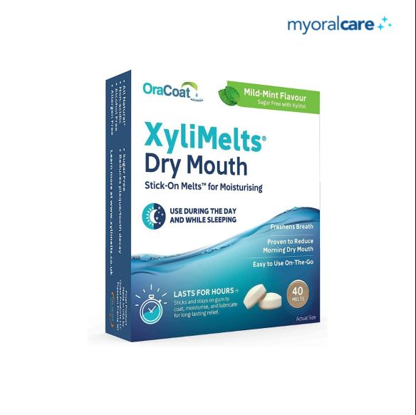 Oracoat Xylimelts Dry Mouth Mint-Free 40 Melts