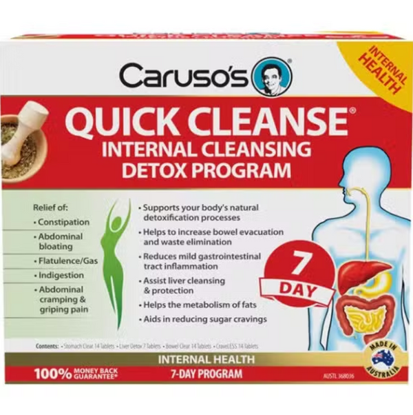 Carusos Quick Cleanse 7 Day Detox Program Kit