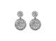 Adnohr Sensation CZ Round Drop Rhodium 15997