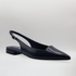 Julie 1cm Closed Flats Navy
