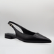 Julie 1cm Closed Flats Black