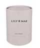 Lily & Mae Ebony Soy Glass Candle Vanilla and Cinnamon 380G