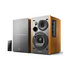 Edifier Powered Bluetooth Bookshelf Speakers R1280DB Wood Grain - Refurbished