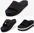Indosole Women's Platform Sandal 3 Pair Combo 4 Size 6 to 7