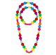Rainbow Necklace And Bracelet Set
