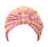 Wicked Sista Bright Gingham Turban Shower Cap