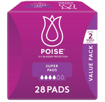 Poise 1865 Super Pads 28