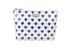 Wicked Sista Navy & White Hearts Medium Holdall Cosmetic Bag