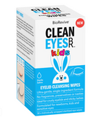 Biorevive Clean Eyes Kids Eyelid Wipes 30 Pack