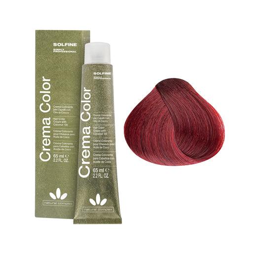Solfine Crema Colour Permanent Hair Colour 7S Scarlet Blonde 65mL