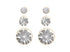 Studex Sensation Crystal Earrings Gold Plated 3Pack