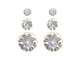 Studex Sensation Crystal Earrings Gold Plated 3Pack