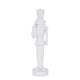 Holly and Ivy White Nutcracker with Tree Christmas Decoration 46 cm