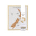 Splosh Travel Pin Board New Zealand Desk Map
