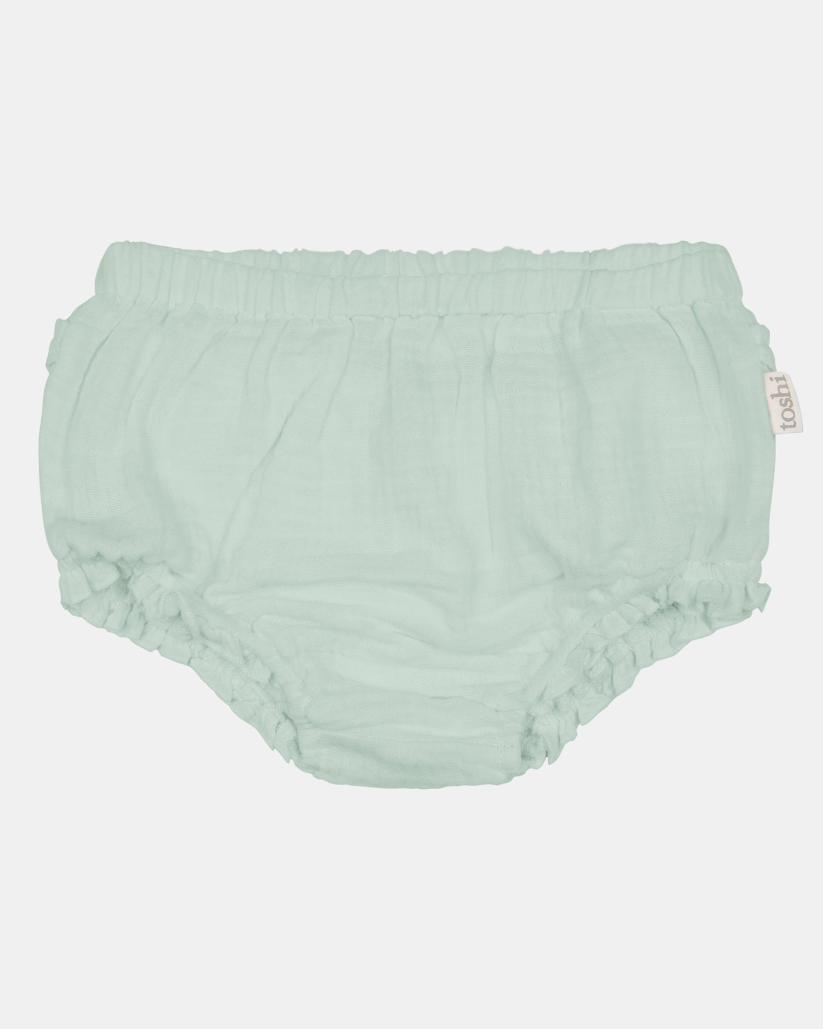 Toshi Cotton Frill Bloomers Sage Size 1 to 2 Years