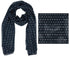 Firmins Lane Scarf FM Star Flower Monochrome