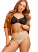 Kayser Daily Essentials Cotton & Heritage Lace Full Brief (465) - Latte