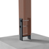 Vuetrade Blackout Cyclonic Post Support 600MM X 90MM