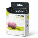 Vitaplus Mouldable Wax Earplugs 3 Pairs