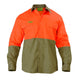 Bisley Hi Vis Two Tone Insect Protection Long Sleeve Shirt VRS6267