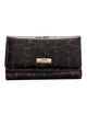 Serenade Leather Leopard Med Leather RFID Wallet - WH702