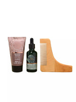 The Kind Edit Co Beard Grooming Gift Set For Men With Wash Oil Balm And Comb