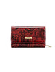 Serenade Leather Rose Buds Medium Patent Leather Wallet With Rfid