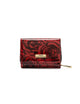 Serenade Leather Rose Buds Sml Patent Leather Wallet With Rfid