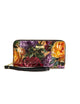 Serenade Leather Bouquet Zip Around Leather Rfid Wallet