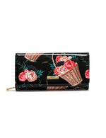 Serenade Leather Mabel Large  Patent Leather Wallet With Rfid