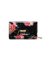 Serenade Leather Mabel Medium Patent Leather Wallet With Rfid
