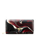 Serenade Leather Nebula Large Patent Leather Wallet with RFID WSF4901 New In