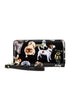 Serenade Leather Lets Pawty Zip-Around Leather RFID Wallet WSF5016 New In