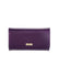 Serenade Leather Allura Large Patent Leather Wallet with RFID- Purple
