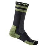 Wicktx Coolmax Mid Length Socks Yellow Black Sizes 4 To 6