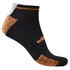 WickTX Ankle Reflection Sock Black Marle/Hivis Orange Marle