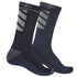 WickTX Bamboo Copper Reflective Socks Navy Marle