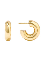 Hailey Gold Hoop Earrings