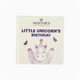Little Unicorns Birthday Book