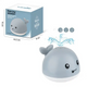 Whale Automatic Water Spray Baby Bath Toys with LED Lights