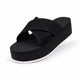 Indosole Women’s Platform Cross Sneaker Sole Black Sea Salt Sole 8 to 9