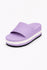 Indosole Women’s Platform Slide Sandal Lilac Sea Salt Stripe Size 6 to 7