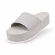 Indosole Women’s Platform Slide Sneaker Sea Salt Sea Salt Sole 8 to 9