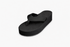 Indosole Women's Platform Thongs Black Size 8 to 9