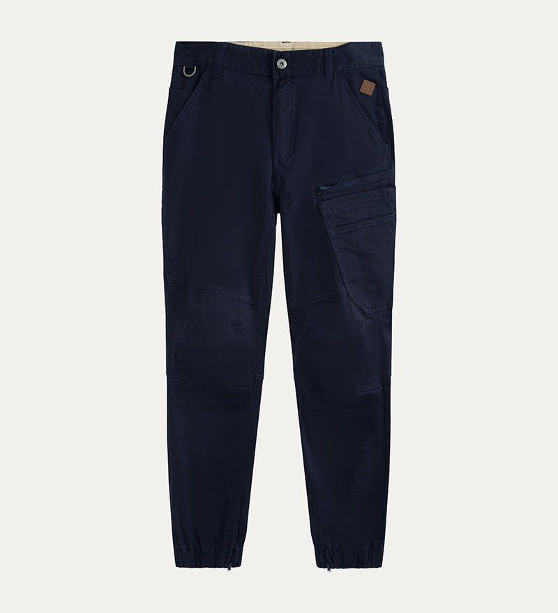 Hammer + Field Workwear Seam Pocketed Stretch Cuffed Pant Navy 82 Regular / 32 Inch